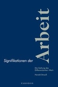 Cover: Signifikationen der Arbeit - Parodos Verlag
