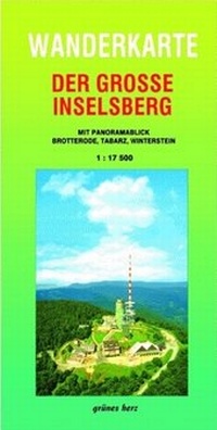 Abbildung von: Wanderkarte Der große Inselsberg - grünes herz
