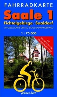 Abbildung von: Fahrradkarte Saale 1: Fichtelgebirge-Saaldorf - grünes herz