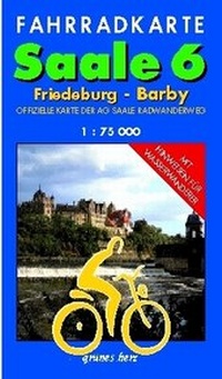 Abbildung von: Fahrradkarte Saale 6: Friedeburg-Barby - grünes herz