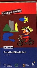 Cover: Fahrradstadtplan Leipzig - Galli Verlag