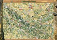 Abbildung von: Ferienkarte Thüringer Wald - grünes herz