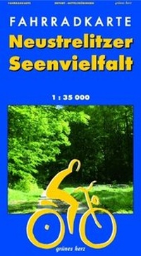 Abbildung von: Fahrradkarte Neustrelitzer Seenvielfalt - grünes herz