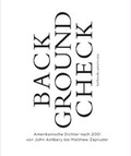 Cover: Background Check - Amerikanische Dichtung nach 2001 - Luxbooks