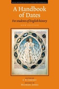 Cover: A Handbook of Dates - Cambridge University Press