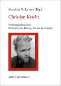 Abbildung von: Christian Kracht - Aisthesis