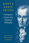 Cover: Kant's Early Critics - Cambridge University Press