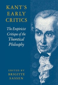 Enlarge image Cover: Kant's Early Critics - Cambridge University Press