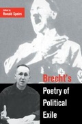 Cover: Brecht's Poetry of Political Exile - Cambridge University Press
