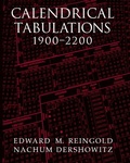 Cover: Calendrical Tabulations, 1900-2200 - Cambridge University Press