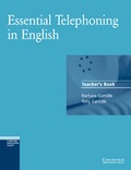 Cover: Essential Telephoning in English Teacher's book - Cambridge University Press