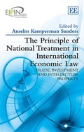 Cover: The Principle of National Treatment in International Economic Law - Edward Elgar Publishing