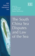 Cover: The South China Sea Disputes and Law of the Sea - Edward Elgar Publishing