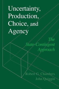 Enlarge image Cover: Uncertainty, Production, Choice, and Agency - Cambridge University Press