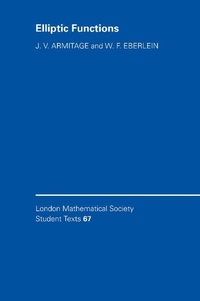 Abbildung von: Elliptic Functions - Cambridge University Press