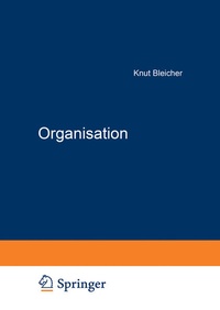 Enlarge image Cover: Organisation - Springer Gabler