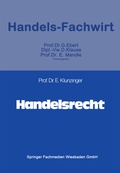 Cover: Handelsrecht - Springer Gabler