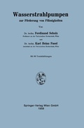 Cover: Wasserstrahlpumpen zur F&ouml;rderung von Fl&uuml;ssigkeiten - Springer