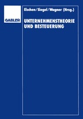 Cover: Unternehmenstheorie und Besteuerung - Springer Gabler
