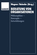 Cover: Beratung von Organisationen - Springer Gabler