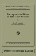 Cover: Die organische Bilanz - Springer Gabler