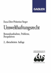 Abbildung von: Umwelthaftungsrecht - Springer Gabler