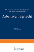 Cover: Arbeitsvertragsrecht - Springer Gabler