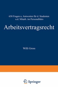 Abbildung von: Arbeitsvertragsrecht - Springer Gabler