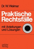 Cover: Praktische Rechtsf&auml;lle - Springer Gabler