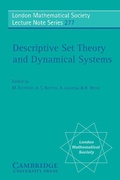 Cover: Descriptive Set Theory and Dynamical Systems - Cambridge University Press