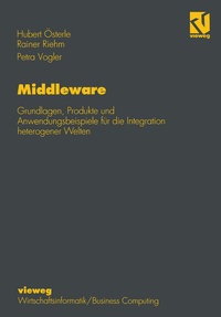 Enlarge image Cover: Middleware - Vieweg+Teubner Verlag