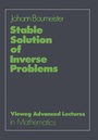 Cover: Stable Solution of Inverse Problems - Vieweg+Teubner Verlag