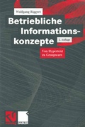Cover: Betriebliche Informationskonzepte - Vieweg+Teubner Verlag