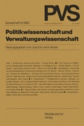 Cover: Politikwissenschaft und Verwaltungswissenschaft - VS Verlag f&uuml;r Sozialwissenschaften