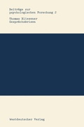 Cover: Gespr&auml;chskrisen - VS Verlag f&uuml;r Sozialwissenschaften