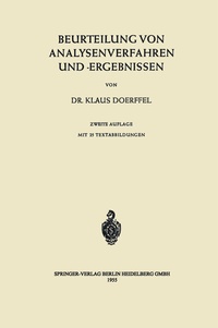 Abbildung von: Beurteilung von Analysenverfahren und -Ergebnissen - Springer