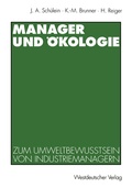 Cover: Manager und &Ouml;kologie - VS Verlag f&uuml;r Sozialwissenschaften