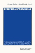 Cover: Rezeptionsforschung - VS Verlag f&uuml;r Sozialwissenschaften