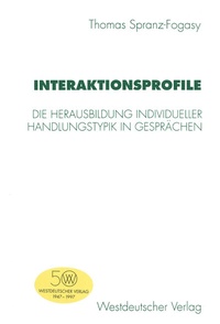 Enlarge image Cover: Interaktionsprofile - VS Verlag für Sozialwissenschaften