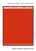 Cover: Medienjournalismus - VS Verlag f&uuml;r Sozialwissenschaften