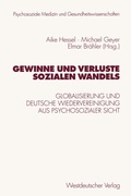 Cover: Gewinne und Verluste sozialen Wandels - VS Verlag f&uuml;r Sozialwissenschaften