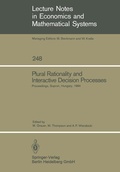 Cover: Plural Rationality and Interactive Decision Processes - Springer