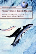 Cover: Conservation of Exploited Species - Cambridge University Press