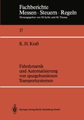 Cover: Fahrdynamik und Automatisierung von spurgebundenen Transportsystemen - Springer