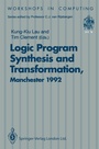 Cover: Logic Program Synthesis and Transformation - Springer