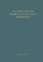 Cover: Handbuch der Mikrochemischen Methoden - Springer