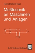 Cover: Me&szlig;technik an Maschinen und Anlagen - Vieweg+Teubner Verlag