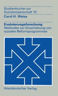 Cover: Evaluierungsforschung - VS Verlag f&uuml;r Sozialwissenschaften