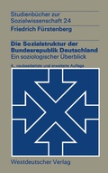Cover: Die Sozialstruktur der Bundesrepublik Deutschland - VS Verlag f&uuml;r Sozialwissenschaften