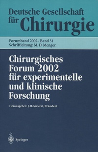 Abbildung von: Chirurgisches Forum 2002 - Springer
